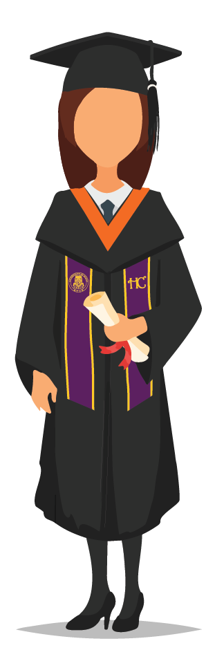 Specifications of Graduation Gown – Registry, UM